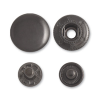 Кнопки "Альфа" нержавеющие A831 темный никель 15 мм